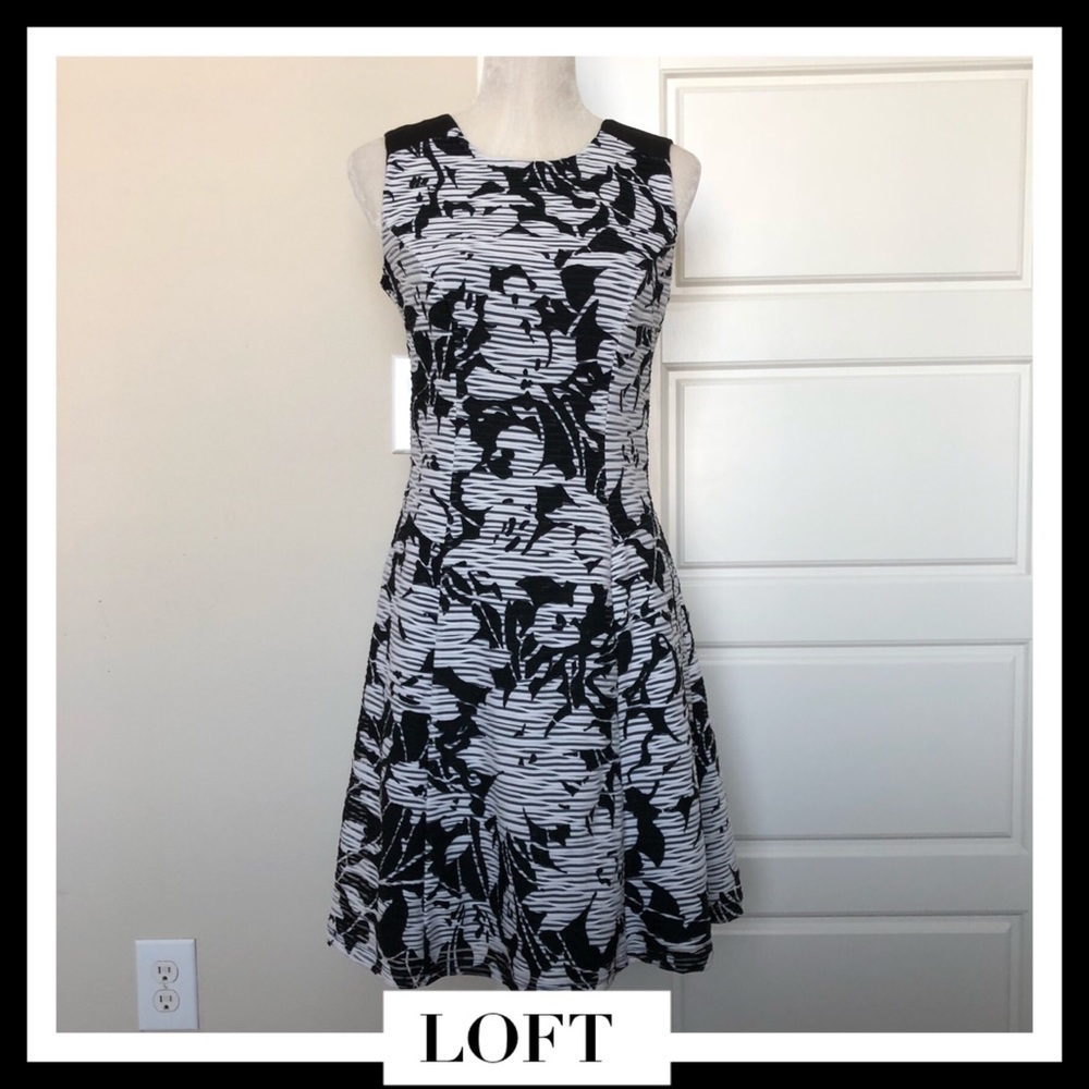 Loft Sheath Midi Dress Size 4